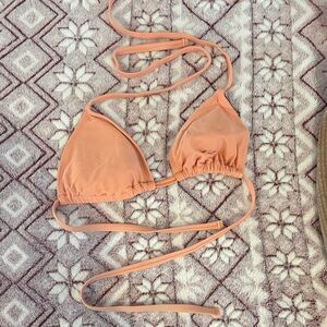 Triangl Swimwear Peach Bikini Top